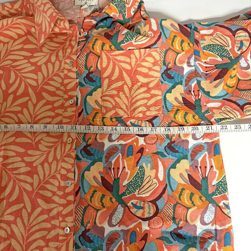 Aura Oversized Button Front Top - image 8